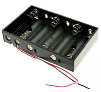 6-Cell AA Battery Box without Connector (  )