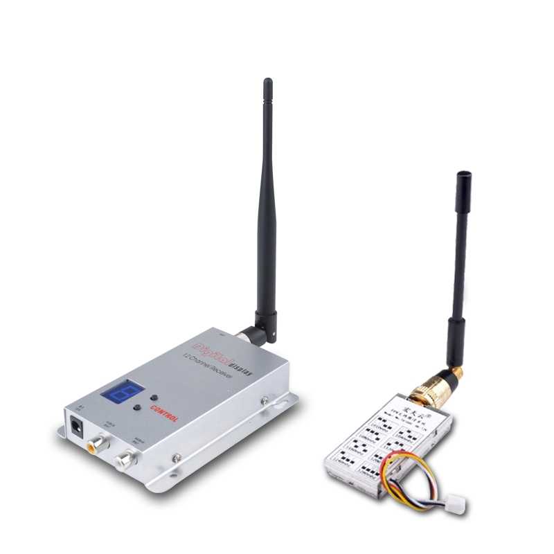 Digital FPV AV Receiver + Transmitter 1.2GHz 1000mW Combo Set (  )