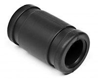 Silicone Exhaust Coupling 15x25x40mm Black (  )