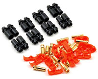 RcProPlus D4 Supra X Battery Connector 4mm 12~14AWG 4Sets (  )