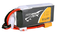 GensAce Tattu 3S LiPo 11.1V 850mAh Battery 45C XT30 (  )