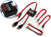 Traxxas Dual Charging Adapter for 2S LiPo Batteries