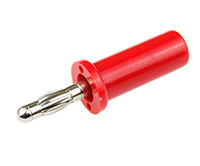 Amass D4.0mm Brass Nickel Plated Connector Red 24A 1pcs (  )