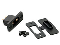 XT90NE-M Male 4.5mm Mountable Connector Black with Cover (  )