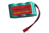 Battery Pack NiMh 7.2V 1100mAh
