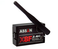 Assan X8F Futaba/Hitec/WFly V 2