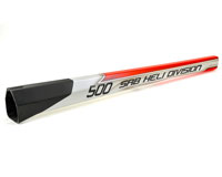 SAB Goblin 500 Carbon Fiber Tail Boom White/Red (  )