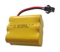 Battery AA NiCd 7.2V 700mAh (  )