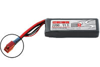Team Orion LiPo Battery 11.1V 2200mAh 50C SoftCase Deans with LED Charge Status (  )