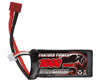 RemoHobby Panther Power LiIon Battery 7.4V 2S 1600mAh T-Plug (  )