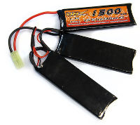 VBPower Airsoft Battery 3 Sticks LiFe 9.9V 1500mAh 20C Mini Tamiya (  )