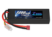 Zeee Power LiPo 7.4V 2S1P 7200mAh 80C HardCase T-Plug (  )