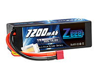 Zeee Power LiPo 14.8V 4S1P 7200mAh 80C HardCase T-Plug (  )