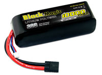 Black Magic 2S LiPo Battery 7.4V 10000mAh 30C with Traxxas Connector