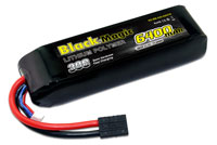 Black Magic 3S LiPo Battery 11.1V 6400mAh 30C with Traxxas Connector (  )