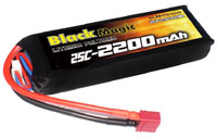 Black Magic 3S LiPo Battery 11.1V 2200mAh 25C T-Plug (  )