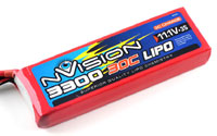 nVision LiPo 11.1V 3300mAh 30C Deans Plug (  )