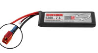 Team Orion LiPo Battery 7.4V 5300mAh 50C Deans with LED Charge Status (  )