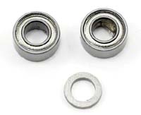 Bearings MR63ZZ 3x6x2.5mm and Washer 3x4.8x0.6mm T-Rex 250