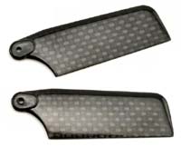 3K Carbon Tail Blades Black T-Rex 450 61mm (  )