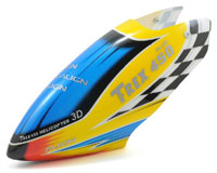 Painted Canopy Yellow/Blue/Red T-Rex 450 Plus