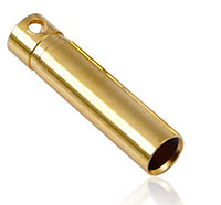 Banana Plug Gold Connector 4.0mm Female L20mm