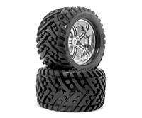 HPI Goliath Tire 178x97mm on Tremor Wheel Chrome HEX17mm 2pcs (  )