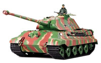 German King Tiger Production Turret Airsoft RC Battle Tank 1:16 with Smoke RTR (  )