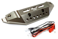 Billet Machined Alloy Front Bumper with LED Lights Summit Gun (  )