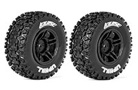 Louise SC-UpHill Tyres on Black Spoke Rims 2.2 / 3.0 SC10 4x4 HEX12mm 2pcs (  )