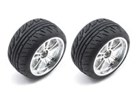 Losi 320S Front Road Weapon Tires with Spokez Wheels 2pcs (  )