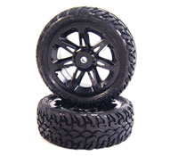 Bullit Tires 2.2 on Titan Black Wheels Bandit 2pcs (  )