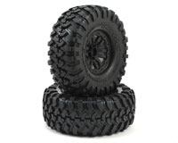 Traxxas TRX-4 1.9 Canyon Trail Crawler Tires S1 on Black Wheels 2pcs (  )