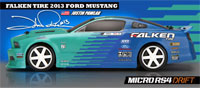 Falken Tire Ford Mustang Justin Pawlak Micro RS4 Drift 2.4GHz RTR (  )