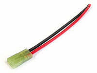 MiniTamiya Male Connector with 18AWG 100mm Wire (  )