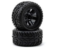 Dirt Hawg I M2 2.2 Tires on Desperado Wheels Black Hex12mm 2pcs (  )
