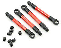 Aluminum Push Rod 55mm Red 1/16 E-Revo 4pcs