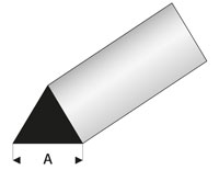 Super Stryrene ASA Triangle 60 Profiles 5x330mm White 1pcs (  )