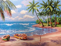 Exotic Paradise - Painting By Numbers 40x50cm (  )