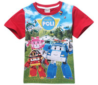 Robocar Poli Friends T-Shirt Red 110 (  )