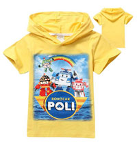 Robocar Poli Friends T-Shirt with Hood Yellow 110 (  )
