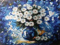 Still Life with amomile - Painting By Numbers 40x50cm (  )