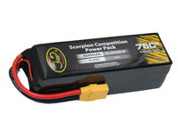 Scorpion Power LiPo Battery 6S 22.2V 4500mAh 75C XT90 (  )