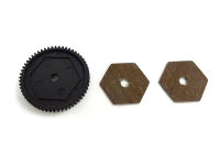 Iron Track Main Gear 56T and Slipperpads E10MT (  )
