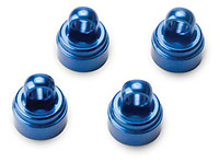 Aluminium Blue-Anodized Shock Caps 4pcs (  )