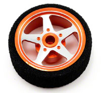Dynamite Custom Aluminum 5-Spoke Steering Wheel Orange DX3R (  )