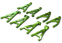 Aluminum Suspension Arm Set Green E-Revo 1/16