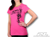 Pro-Line Urban Girl T-Shirt Pink Large (  )