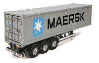 Maersk 3-Axle 40ft Container Trailer 1/14