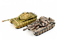 Zegan Russian T90 vs King Tiger Infrared Remote Control Battle Tank Set 2.4GHz (  )